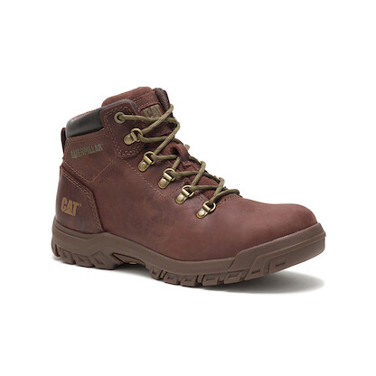 CATERPILLAR WORK Women's Mae Steel Toe Waterproof Work Boot Cocoa - P91011