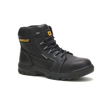 CATERPILLAR WORK Women's Resorption Composite Toe Waterproof Work Boot Black - P91391