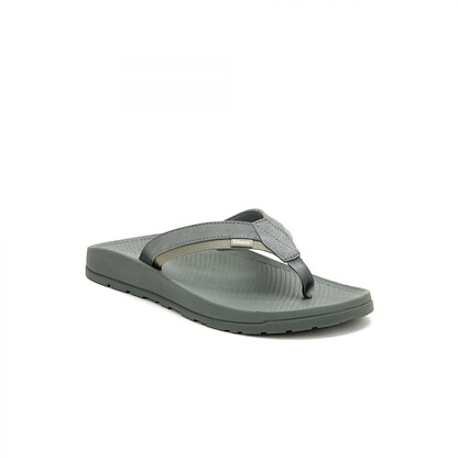 Chaco Men's Lowdown Leather Flip-Flop Alloy - JCH00000130