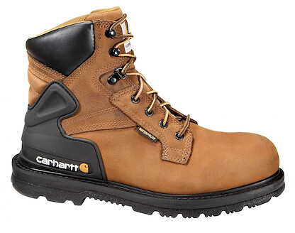 Carhartt Men's 6" Heritage Steel Toe Work Boot Bison Brown Oil Tanned - CMW6220