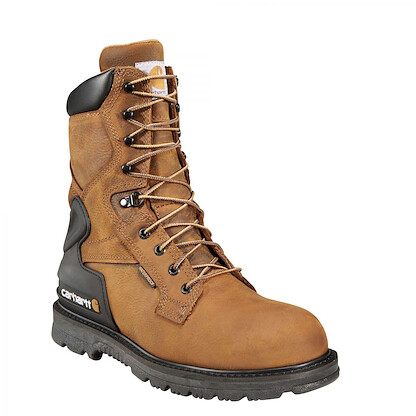 Carhartt Men's 8" Heritage Steel Toe EH Waterproof Work Boot Brown - CMW8200
