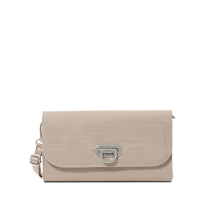 Baggallini Coastal Flip Lock RFID Phone Wallet Crossbody Moonrock - CPW132-B0283