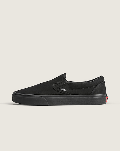 VANS Unisex Classic Slip-On Shoe Black/Black - VN000EYEBKA