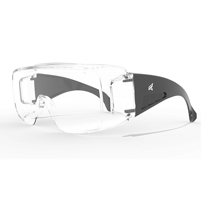 Edge Eyewear Unisex Ossa OTG Safety Glasses Clear/Clear - XF111-L