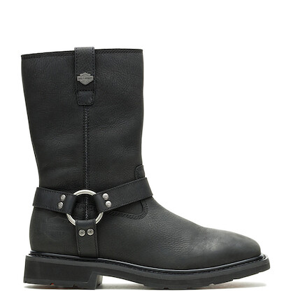 Harley-Davidson Men's 10" Altman Harness Engineer Boot Black - D93883