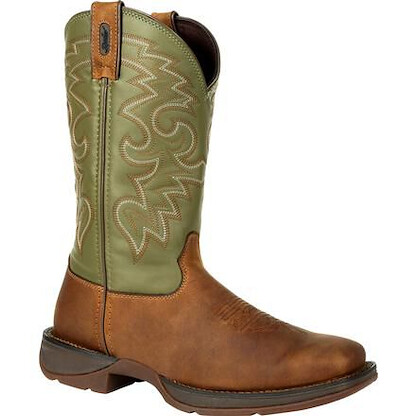 Durango Men's 12" Rebel™ by Durango Pull On Western Boot Coffee Cactus - DB5416