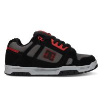 DC Shoes Men's Stag Skate Shoe Black/Grey/Red - DC01813009-BKGYRD