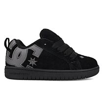 DC Shoes Unisex Kid's Court Graffik SE Skate Shoe Black/Grey - DC03276001-BLKGRY