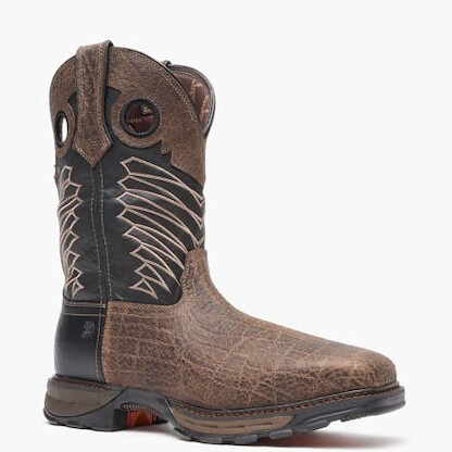 DURANGO WORK Men’s 11” Maverick XP™ Waterproof Steel Toe Western Work Boot Brown - DDB0176