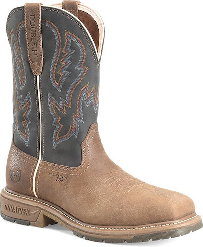DOUBLE-H Men's 11" Navarro EH Composite Toe Roper Boot Peanut/Yale - DH4163