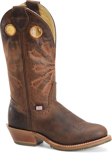 Double-H Boots Women's 12" Arvada Western Boot Light Brown - DH5316