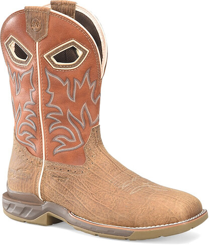 Double-H Boots Men's 11” Requiem Composite Toe Non-Metallic Roper Work Boot Tan  - DH5377