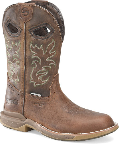 Double-H Boots Men's 11” Apparition  Composite Toe Waterproof Non-Metallic Roper Work Boot Brown - DH5383