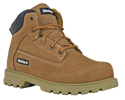 DieHard Footwear Men's 6" Charger Soft Toe Work Boot Wheat - DH60885
