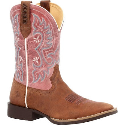 Durango Women's 10" Shyloh Western Boot Rusty Brown/Dusty Rose - DRD0484