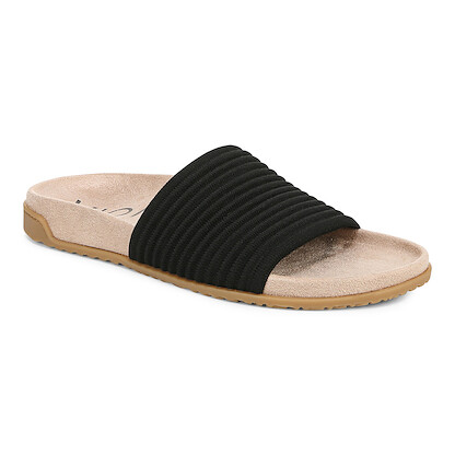Vionic Women's Evie Knit Slide Sandal Black - J5081F1001