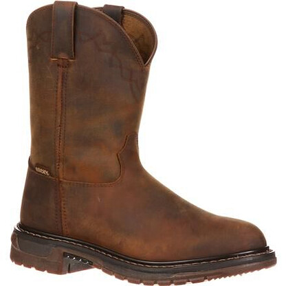 Rocky Men's 10" Original Ride Roper Western Boot Trail Brown - FQ0001108
