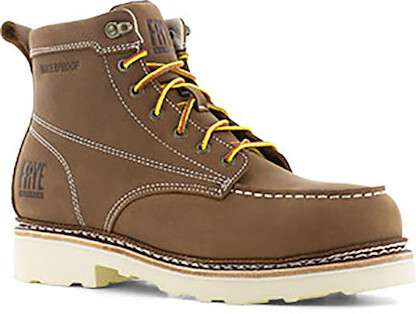 FRYE Supply Men's 6" Waterproof  Steel Toe Work Boot Brown - FR40302
