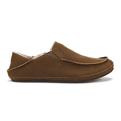 OluKai Men's Moloa Slipper Kona Coffee/Kona Coffee - 10252-SASA