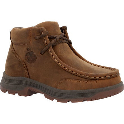 Georgia Boot Big Kids' Athens Superlyte Wallabe Brown - GB00704Y