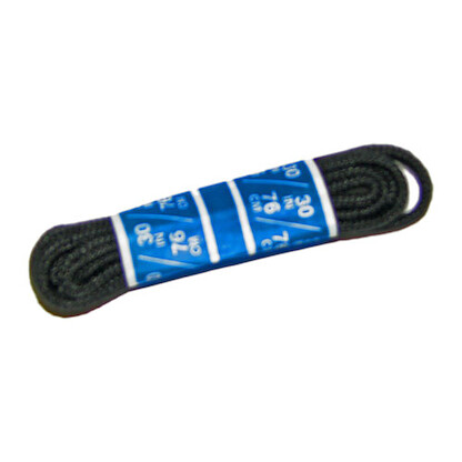 30-inch Replacement Dress Shoe Laces Black (1 pair) - 30-GRANNY BLACK