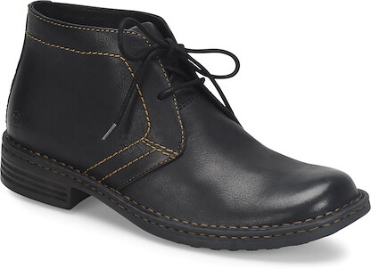 Born Men's Harrison Boots Black Full Grain Leather - H32703
