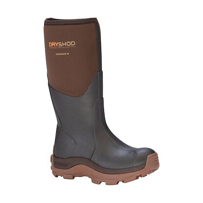 Dryshod Women's Haymaker Hard-Working Farm Boot Brown/Peanut - HAY-WH-BR