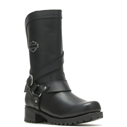 Harley-Davidson Women's 9" Amber Riding Boot Black - D85514