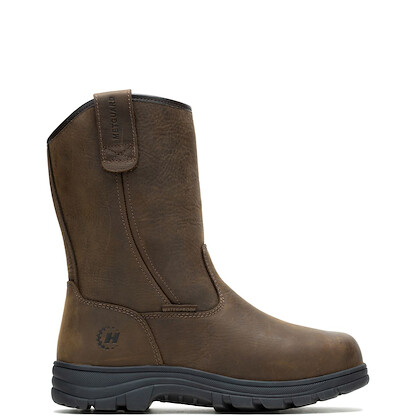 HYTEST Unisex Knox 2 Steel Toe Internal Met Guard Wellington Work Boot Clay  - K15181
