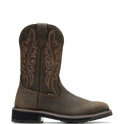 HYTEST Falcon Wellington Steel Toe Waterproof Work Boot Brown - K15581