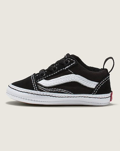 VANS Infants' Old Skool Crib Shoe Black/True White/Black - VN0A3U8K6BT