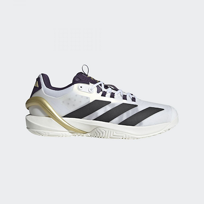 Adidas Men's Adizero Cybersonic 2 Running Shoe Cloud White/Core Black/Aurora Plum - JQ5382