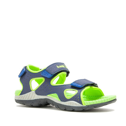 Kamik Unisex Kids' Lobster 2 Navy/Lime Sandals - HK4126-NLM