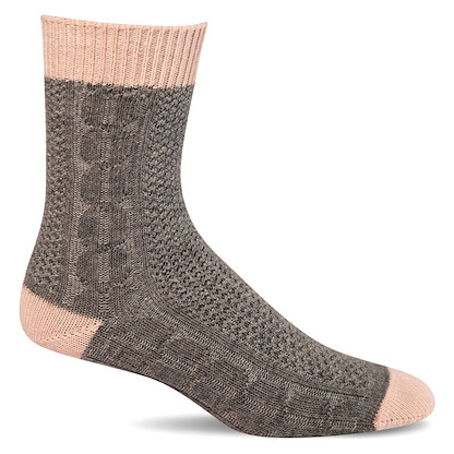 Sockwell Women's Chunky Cable Essential Comfort Socks Grey - LD221W-800