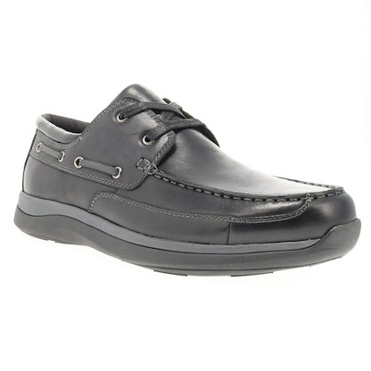 Propet Men's Pomeroy Boat Shoe Black - MCA082LBLK