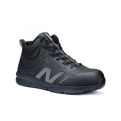 NEW BALANCE SAFETY Women's Evolve Mid Composite Toe ESD Work Shoe Black/Black - WIDEVOLSDBB