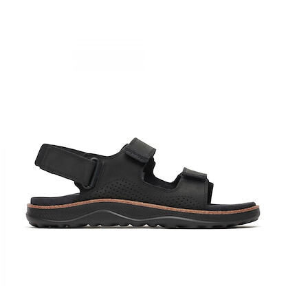 Merrell Men's Cove Leather Backstrap Sandal Black - J00003395