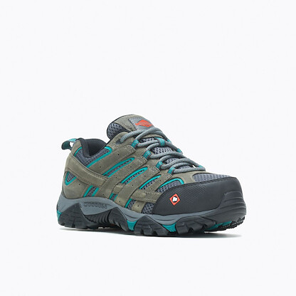 MERRELL WORK Women's Moab Vertex Vent Composite Toe Work Shoe Pewter - J11582