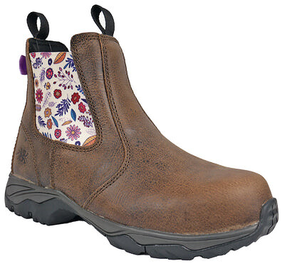 Moxie Trades Women's Angel Composite Toe Pull-On Work Boot Brown - MT25012