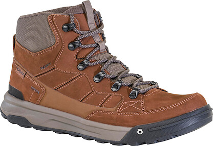 OBOZ Men's Burke Mid Leather Waterproof Grizzly - 79401-Grizzly