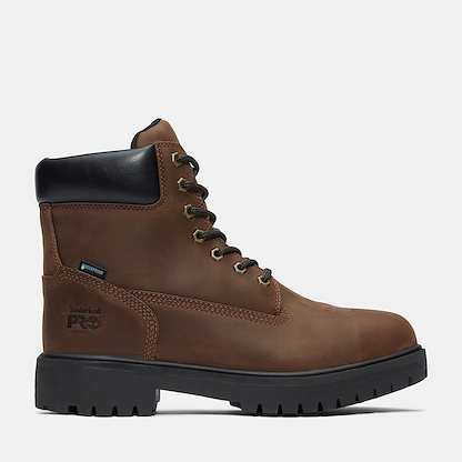 Timberland PRO Men's 6" Direct Attach Steel Toe Waterproof Work Boot Brown - TB138021242
