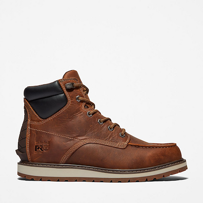 Timberland PRO Men's 6" Irvine Wedge Soft Toe Work Boot Brown - TB1A42TY214