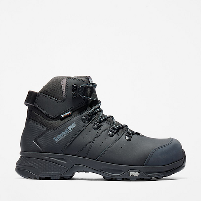 Timberland PRO Men's 6" Switchback Composite Toe Waterproof Hiker Work Boot  Black - TB1A2CB8001