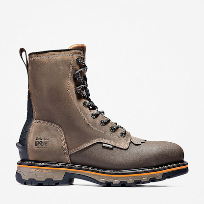 Timberland PRO Men's 8" True Grit Composite Toe Waterproof Work Boot Turkish Coffee Brown - TB1A22CN214