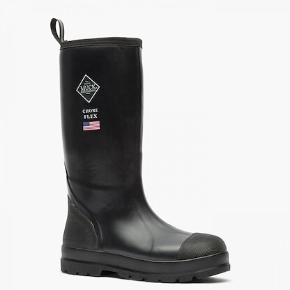 Muck Boot Company Men's Chore Flex Work 15" Steel Toe Work Boot Black - MCHSDP00