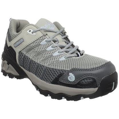 Nautilus Safety Footwear Women's Composite Toe EH Athletic Work Shoe Grey/Charcoal/Black - N1751