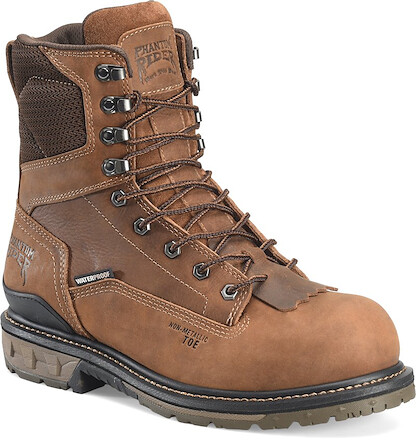 Phantom Rider Men's 8" Piston Composite Toe PR Waterproof Work Boot Brown - PH5018