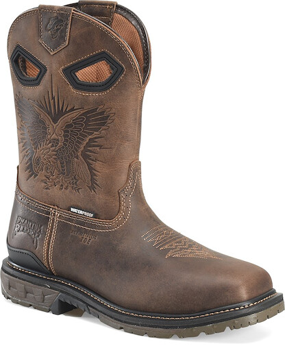 Phantom Rider Men's 11" Dustie Composite Toe Waterproof Roper Work Boot Brown - PH5030