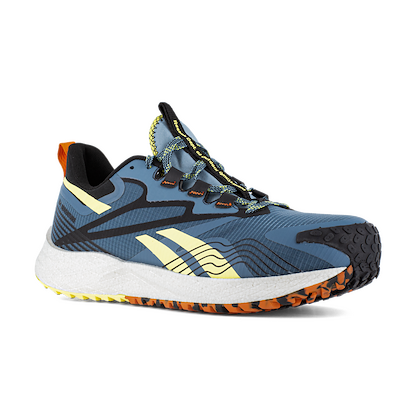 Reebok Work Men's Floatride Energy 4 Adventure Composite Toe EH Work Shoe Blue/Yellow - RB3611