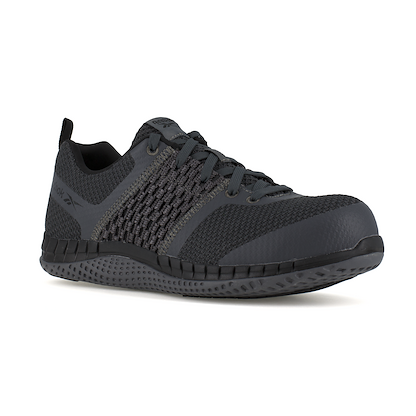 Reebok Work Men's Print Work ULTK Composite Toe ESD Work Shoe Black/Grey - RB4248